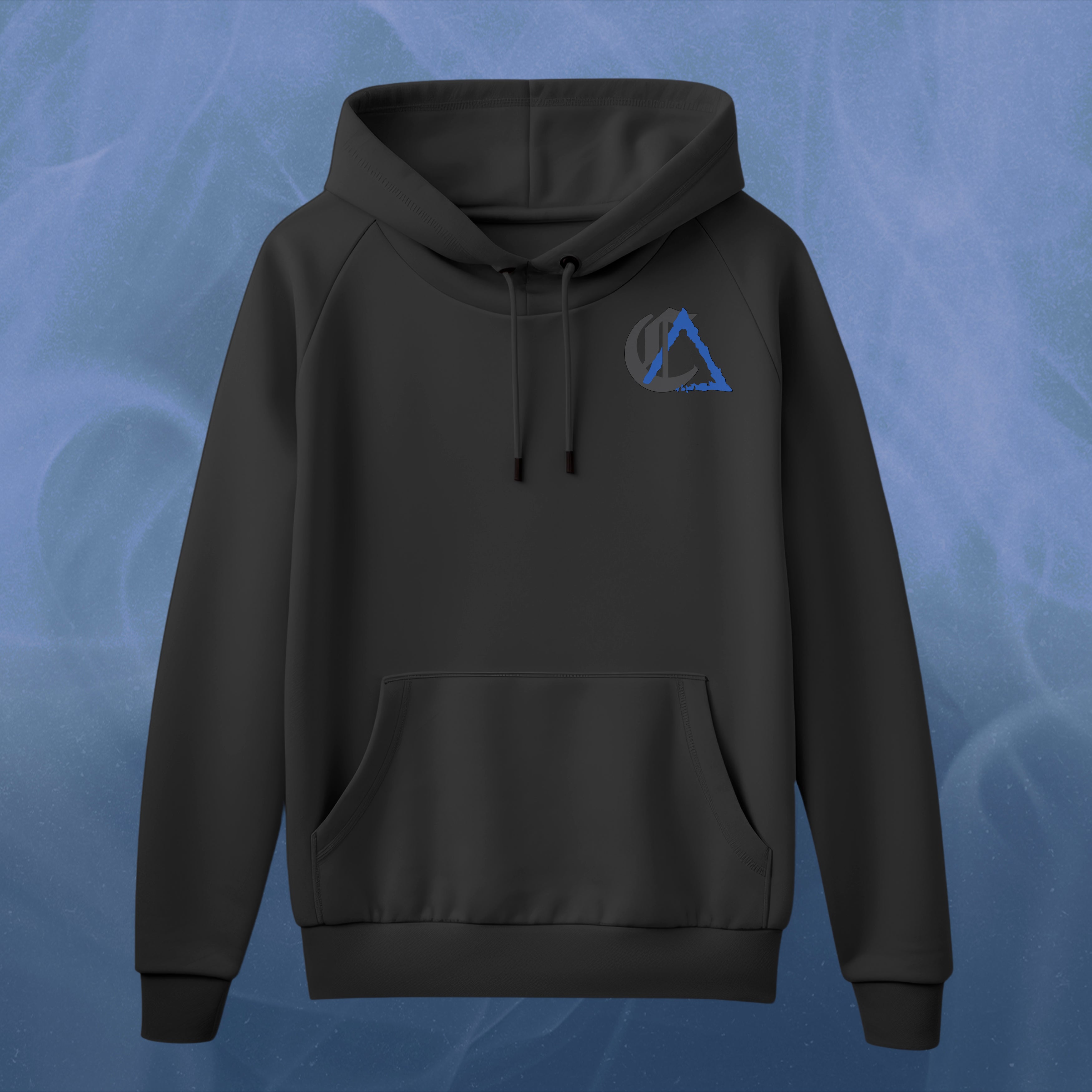 Old English Hoodie (Graphite & Black)