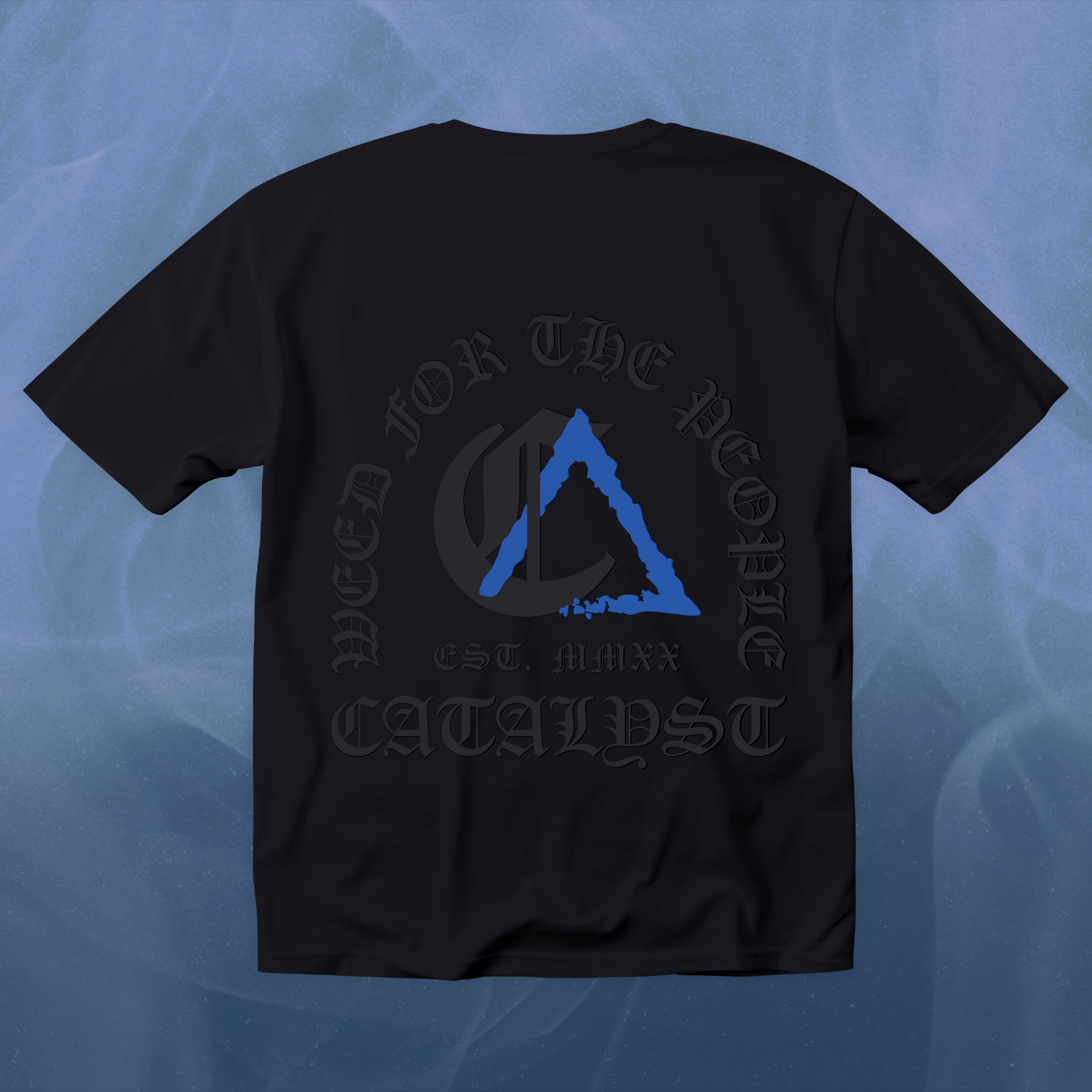 Old English T-Shirt (Black & Black)